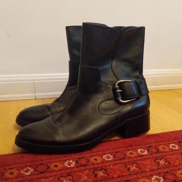 Donald J. Pliner Donata Moto Boots - Picture 1 of 7